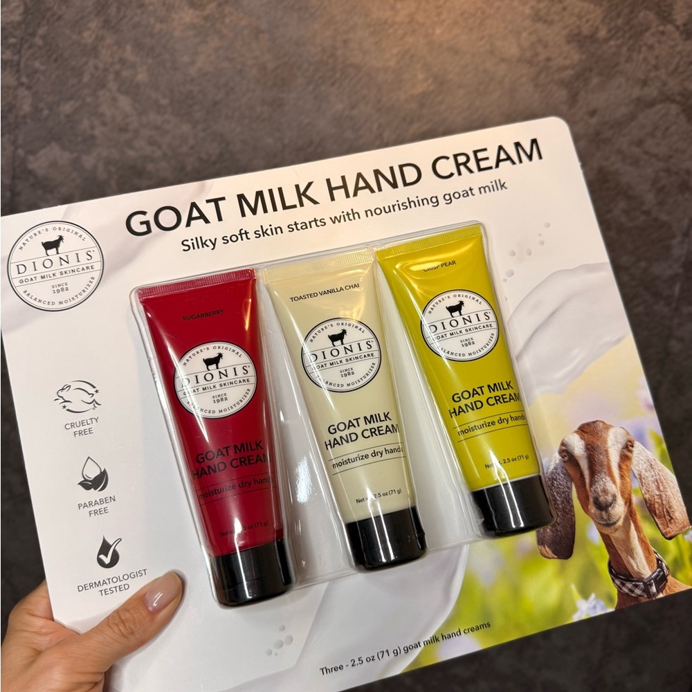 Dionis Goat Milk Hand Cream Trio